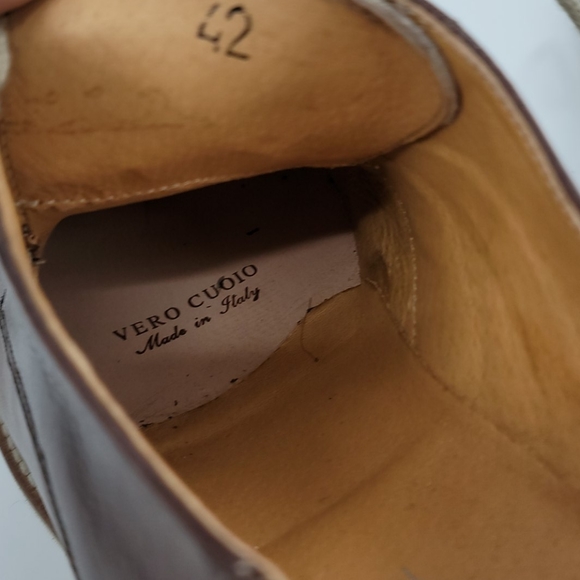 Italian hand made Exton Men's Brogues size 10 - Picture 4 of 6